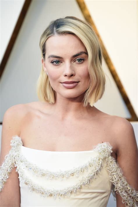 margot robbie white chanel dress